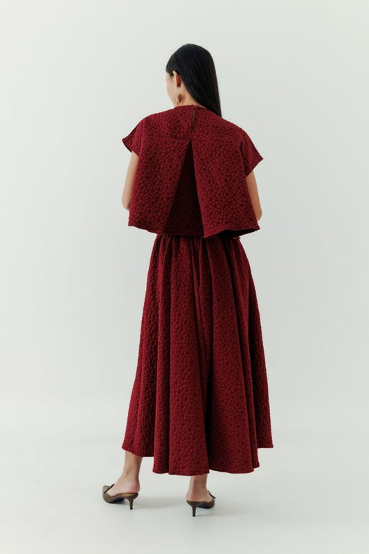 Nola Skirt - Maroon