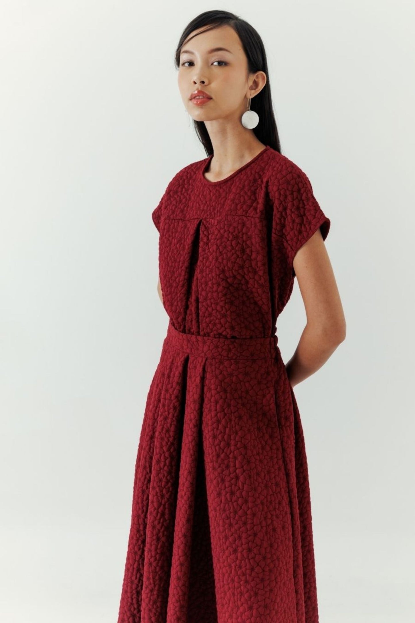 Nola Skirt - Maroon