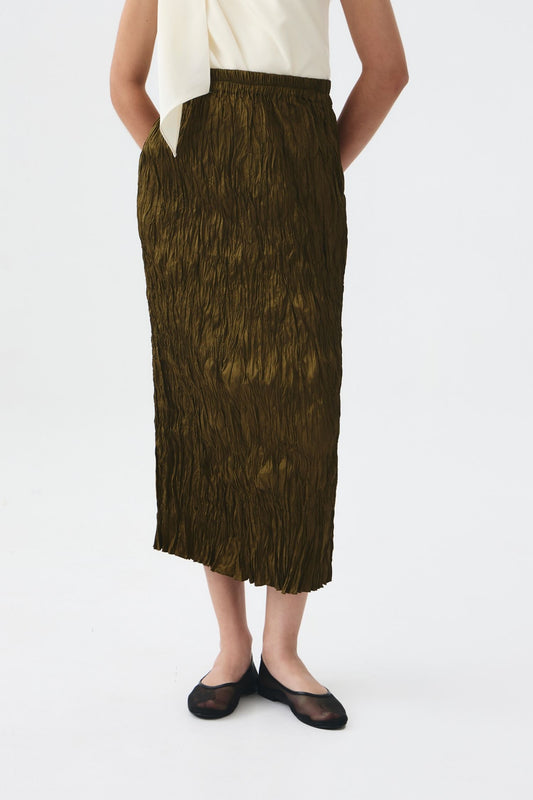 Thea Skirt - Dark Olive