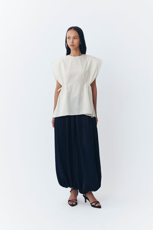Callena Top - Neutral Stripes