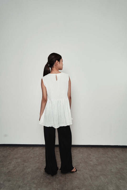 Adele Top - Broken White