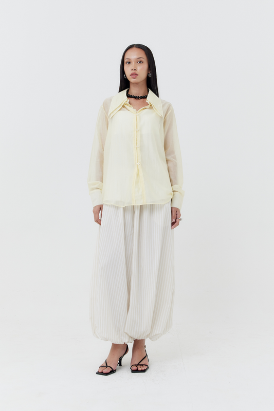 Harra Glass Shirt - Butter