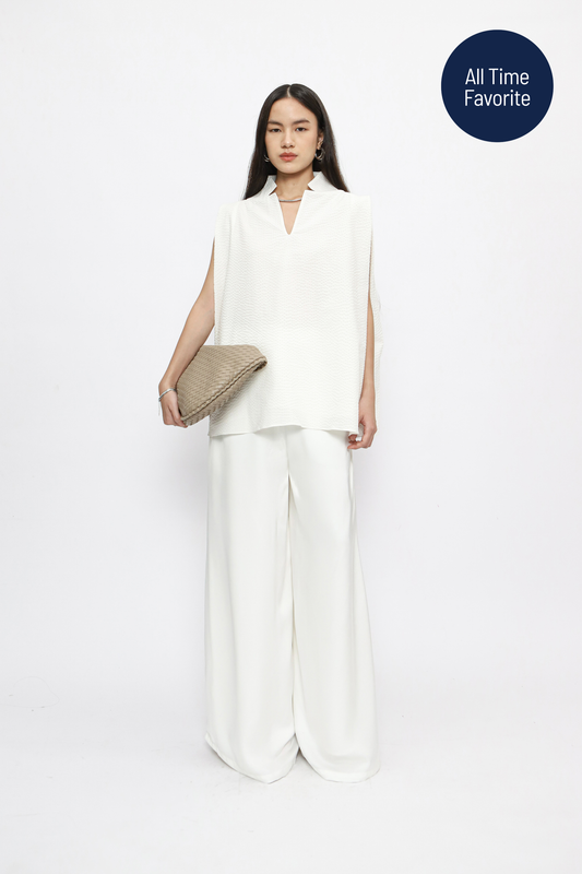 Camille Top - Broken White