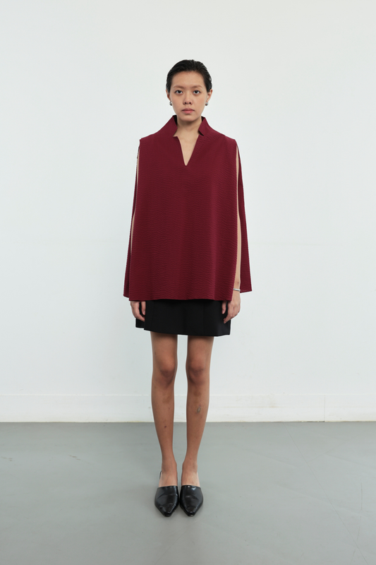 Camille Top - Maroon