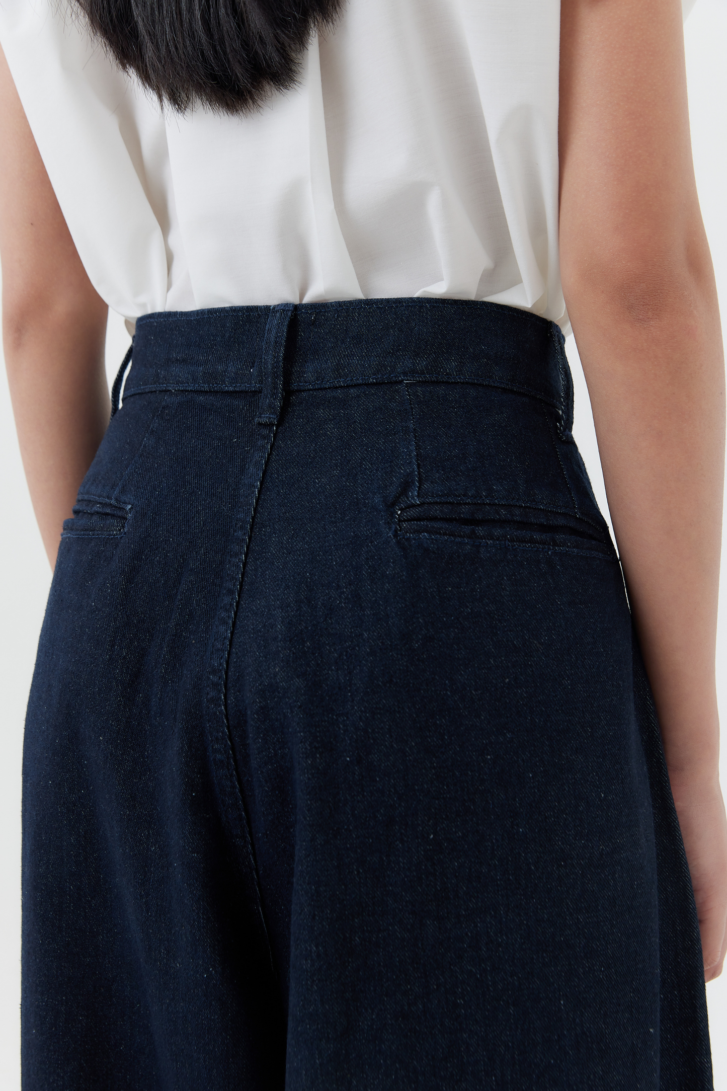 Dome Denim Trousers - Deep Blue