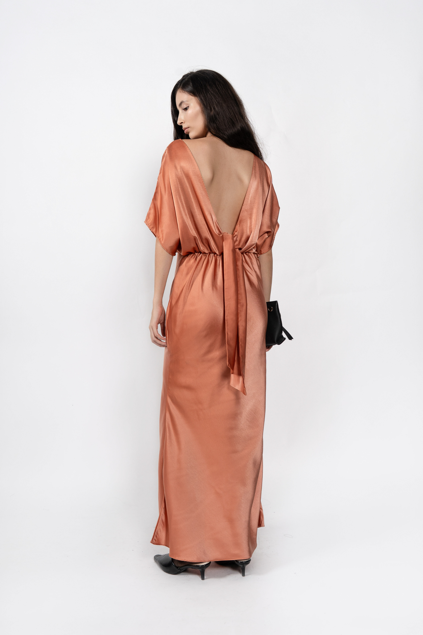 Elyse Dress - Coral