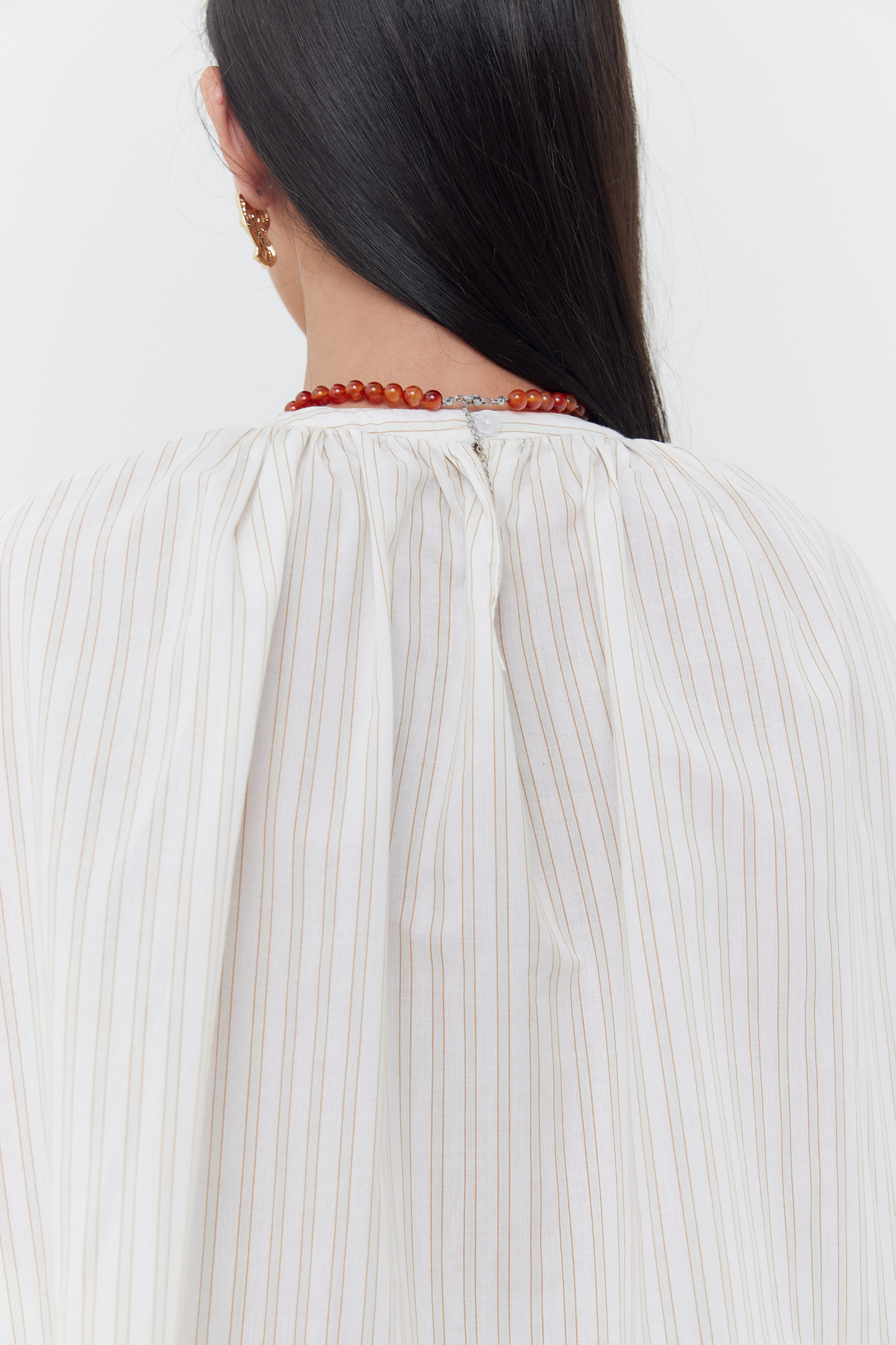 Geidi Top - Neutral Stripes