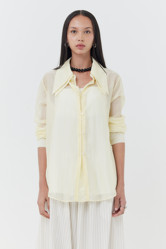 Harra Glass Shirt - Butter
