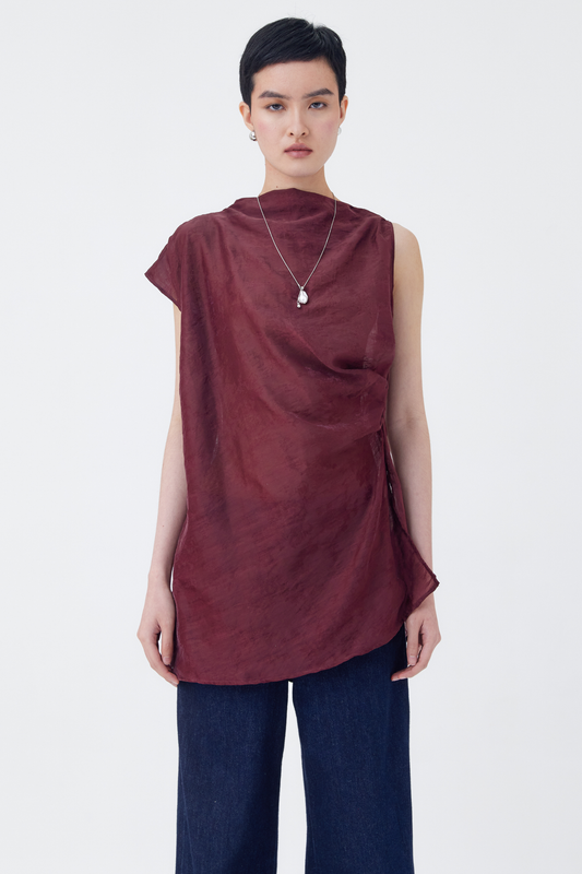Nian Top - Maroon