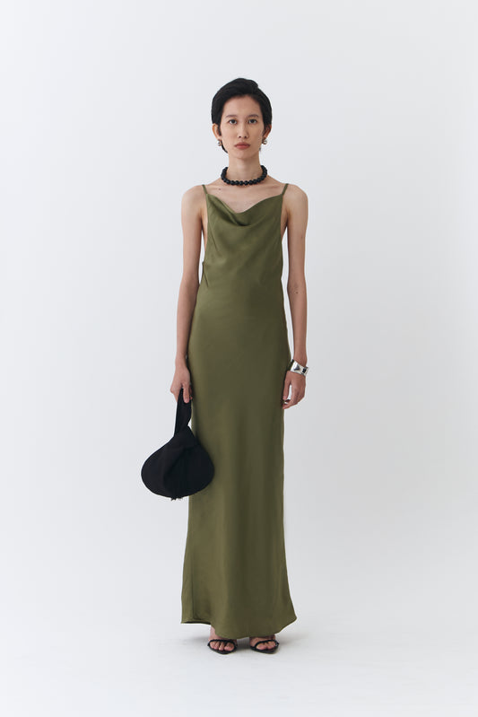 Goi Dress - Moss Green
