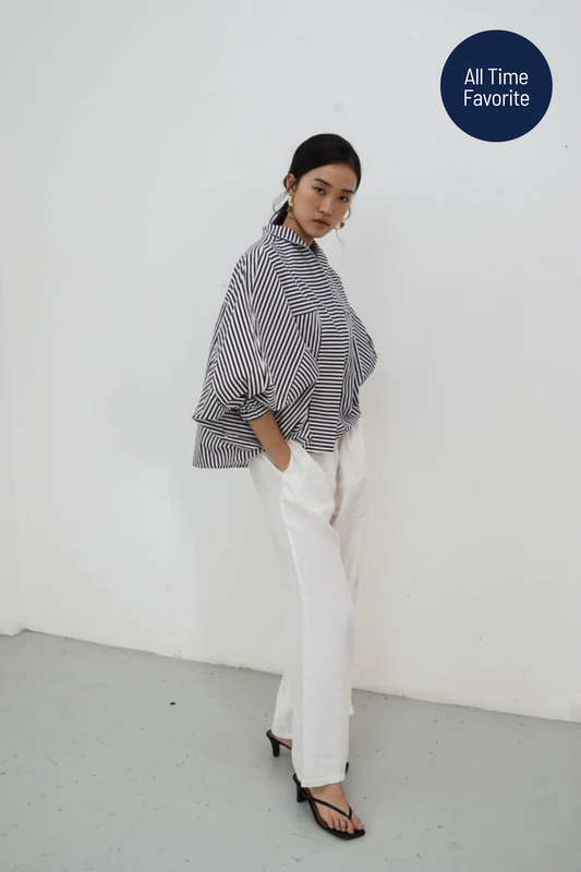 Mav Top - Black Stripes