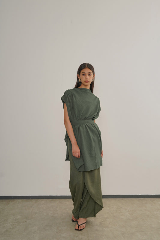 Aleta Pants - Moss Green