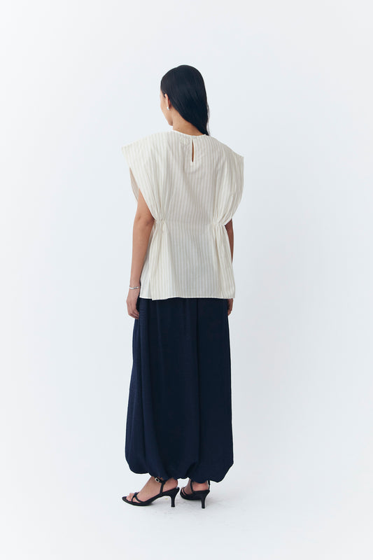 Callena Top - Neutral Stripes