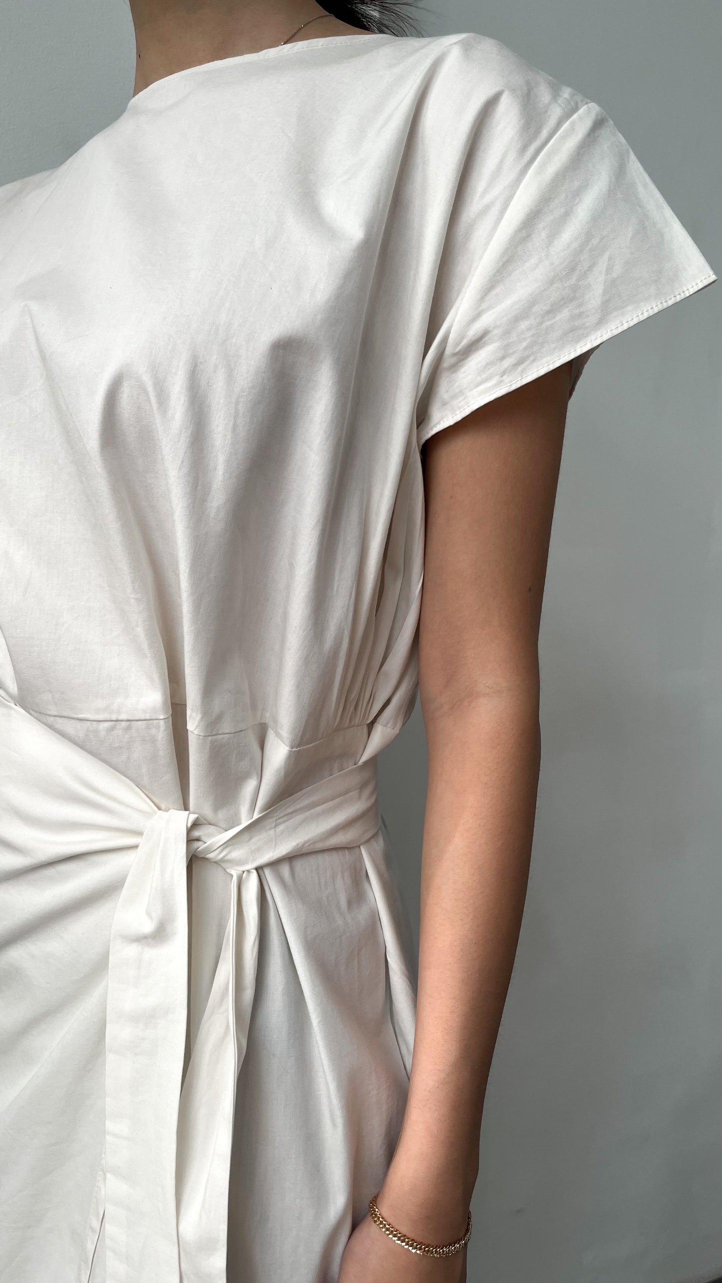 Akina Dress - Broken White