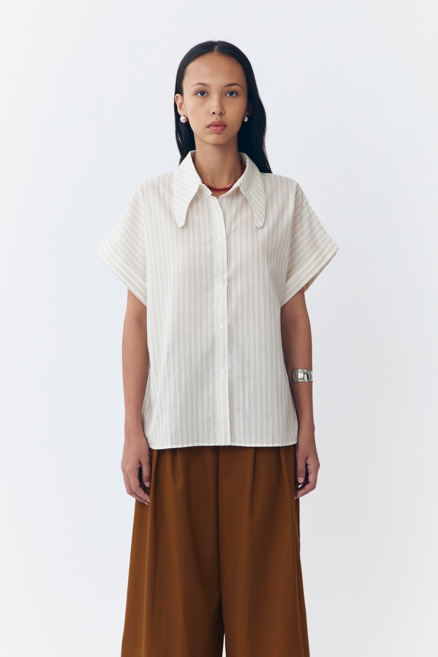 Flint Shirt - Neutral Stripes