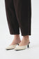 Dome Denim Trousers - Brown
