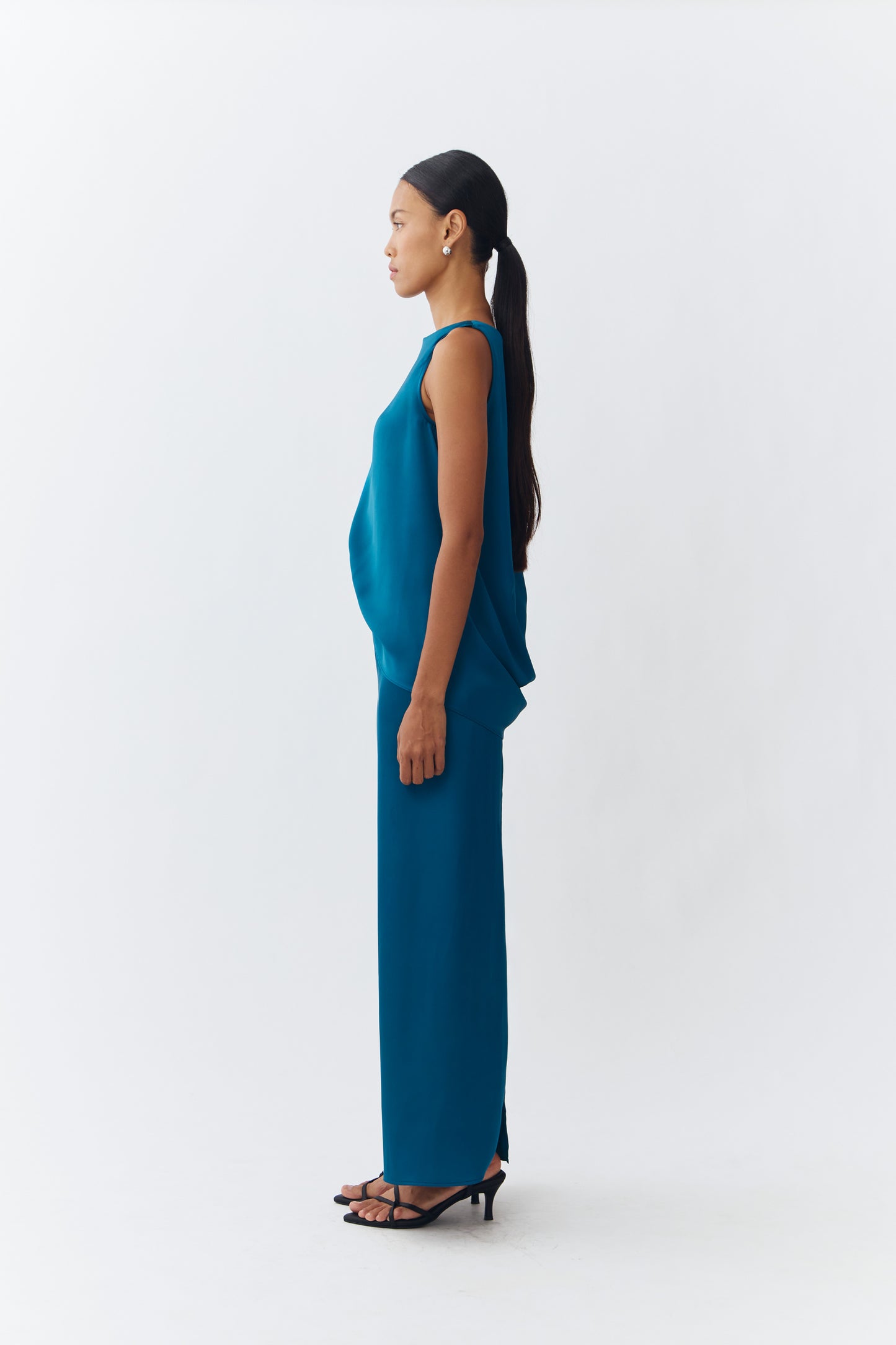 Rhea Dress - Ocean Teal