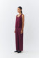 Scoop Neck Top - Wine