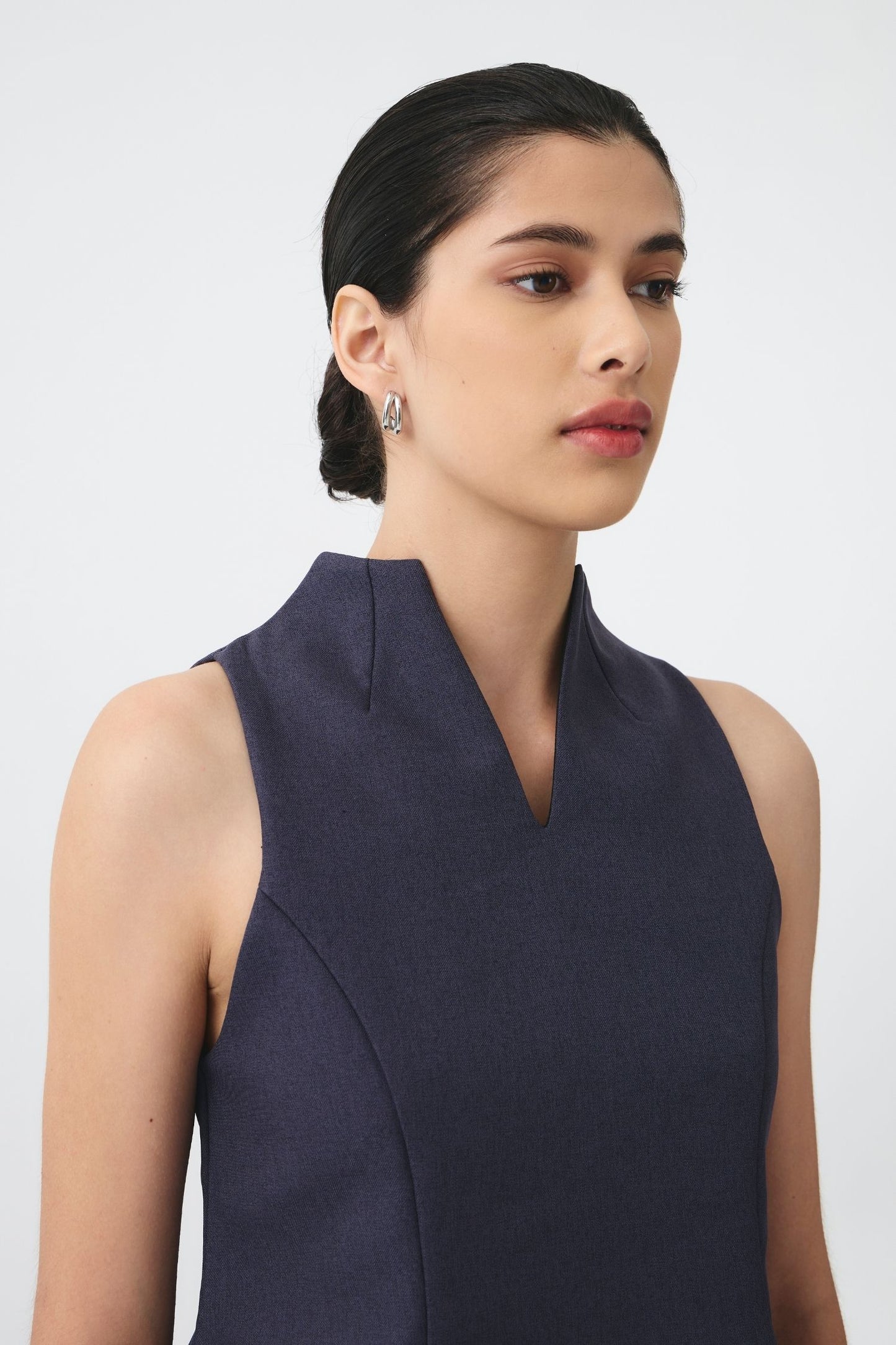 Letia Top - Stone Blue