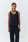 Scoop Neck Top - Black