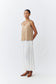 Scoop Neck Top - Tan