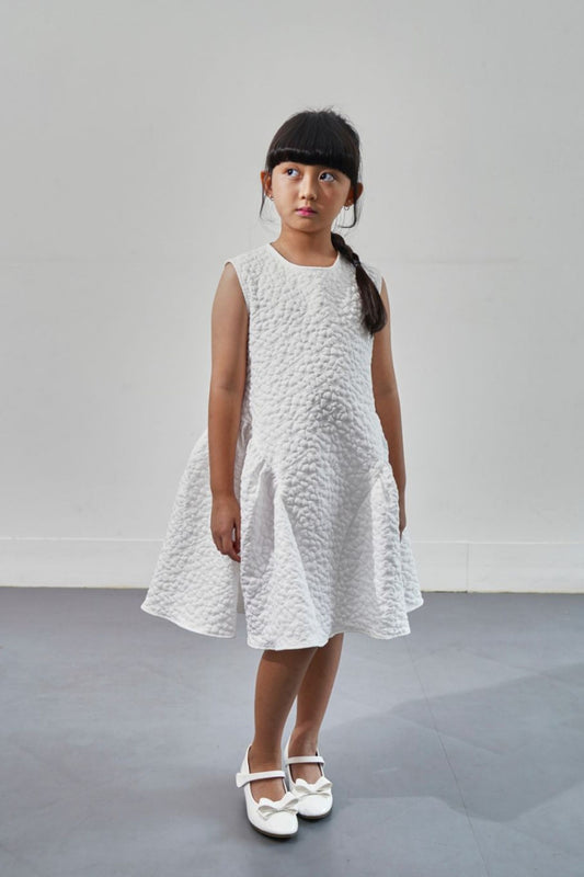 Petite Sikha Dress - White