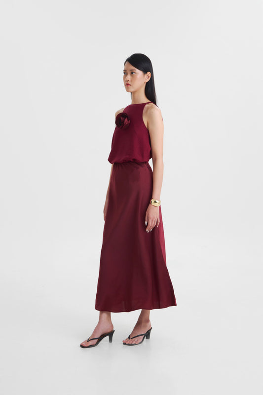 Lea Skirt - Maroon