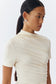 Gathered Top - Cream