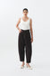 Dome Denim Trousers - Brown