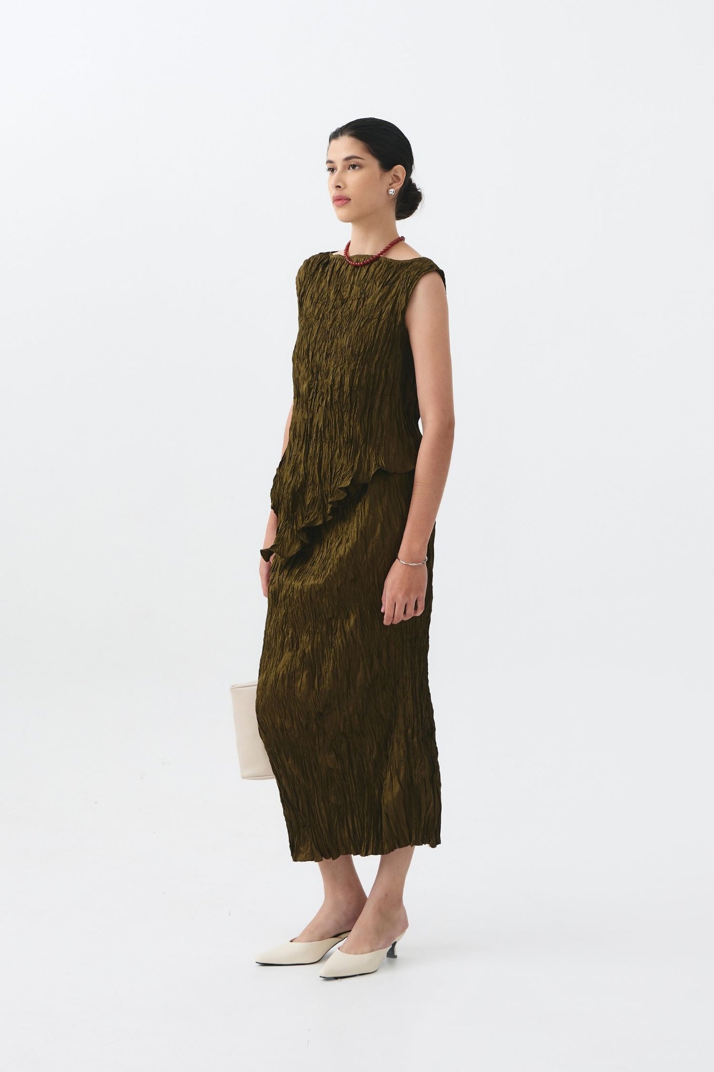Bianca Top - Dark Olive