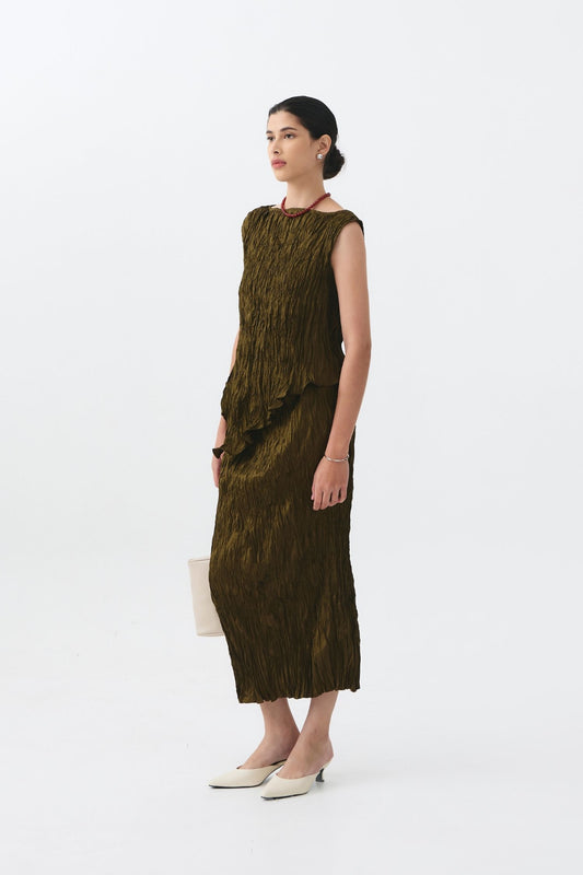 Bianca Top - Dark Olive