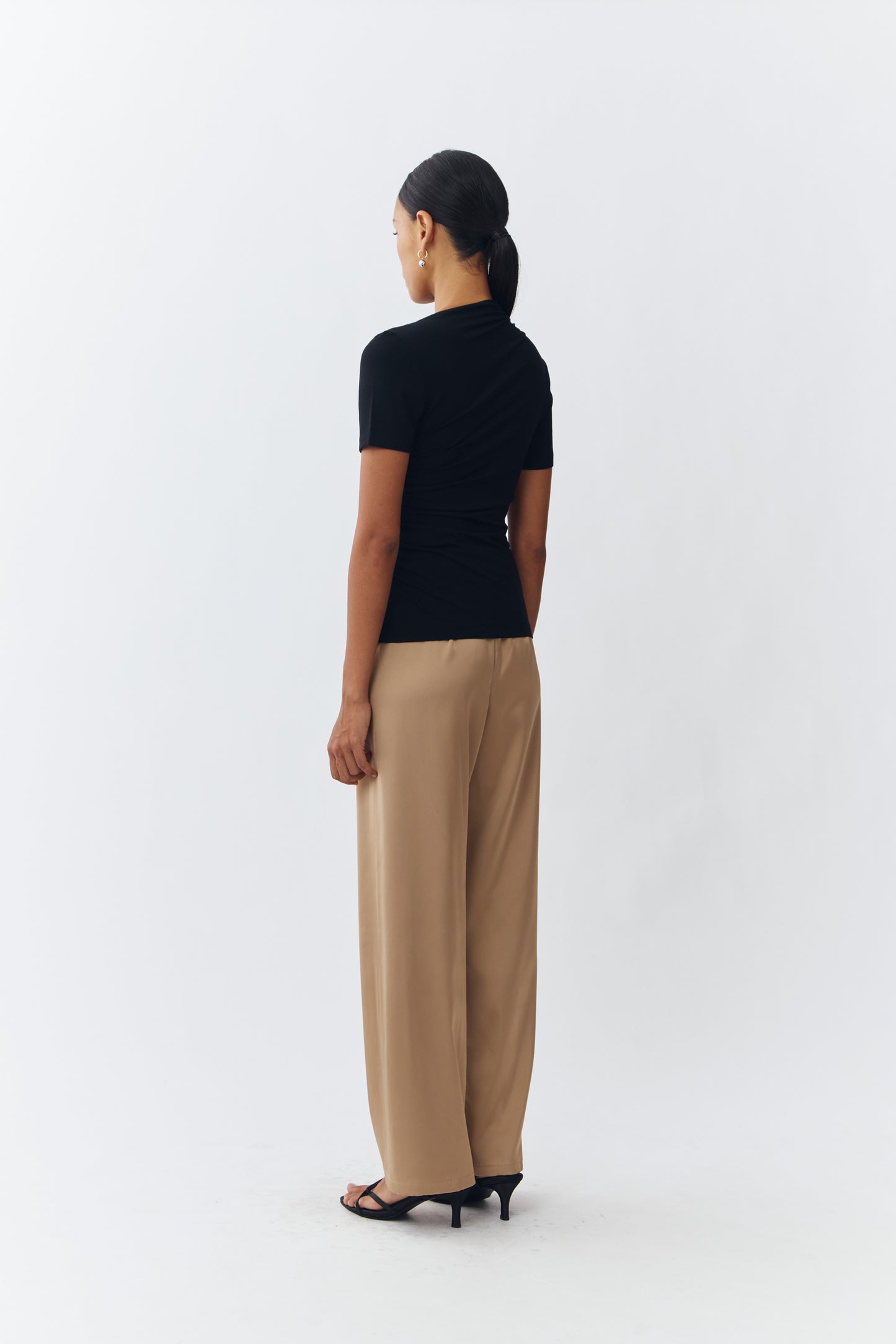 Gathered Top - Black