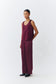 Scoop Neck Top - Wine