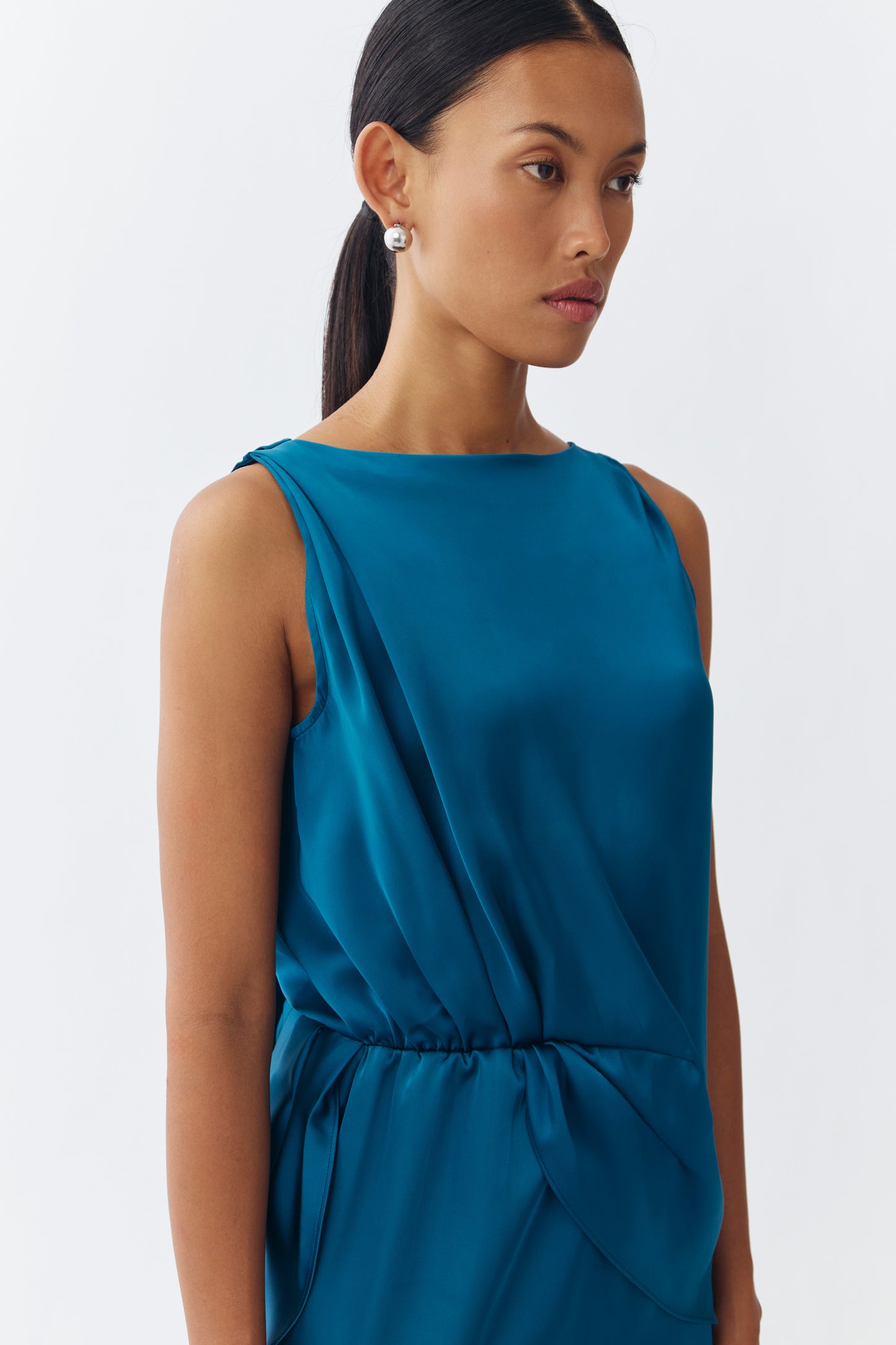 Rhea Dress - Ocean Teal