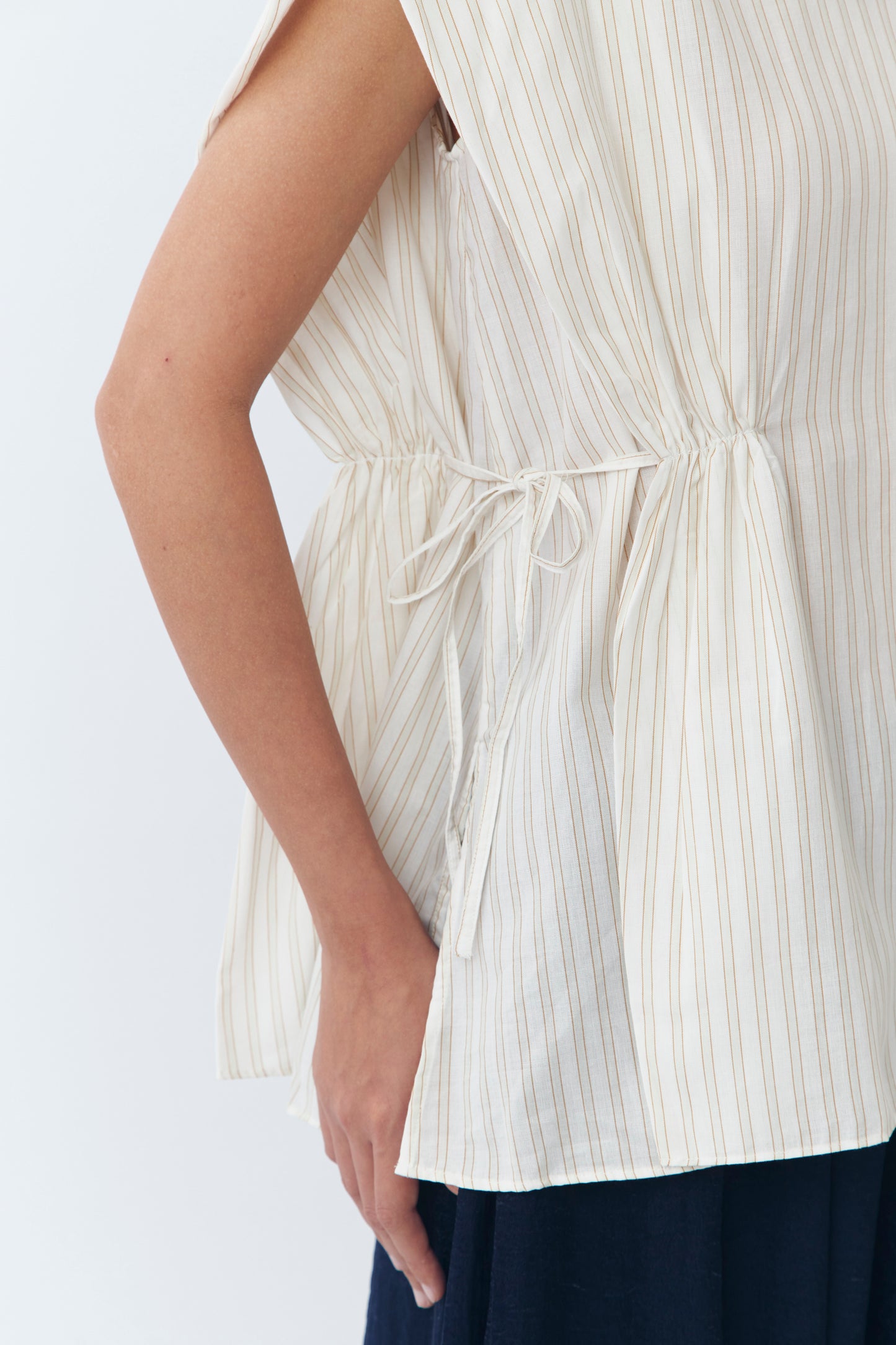 Callena Top - Neutral Stripes