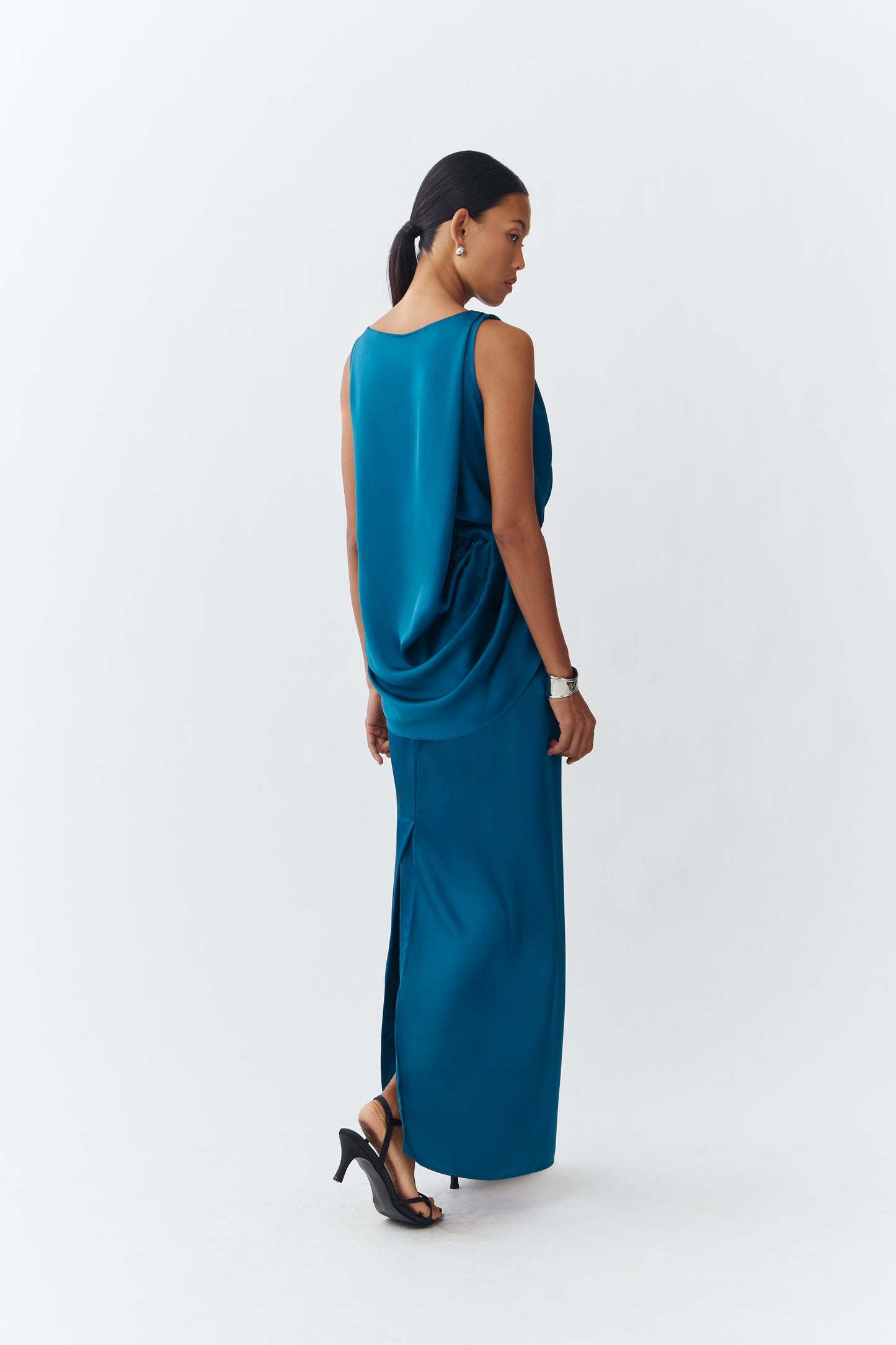 Rhea Dress - Ocean Teal