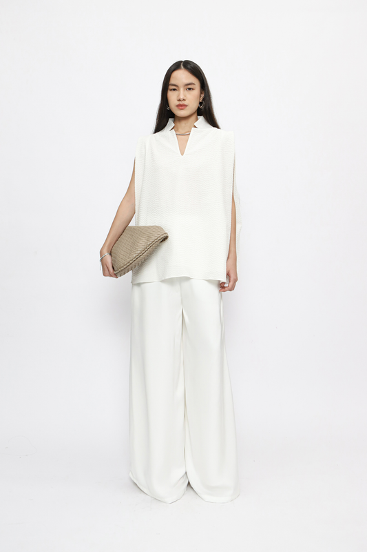 Camille Top - Broken White