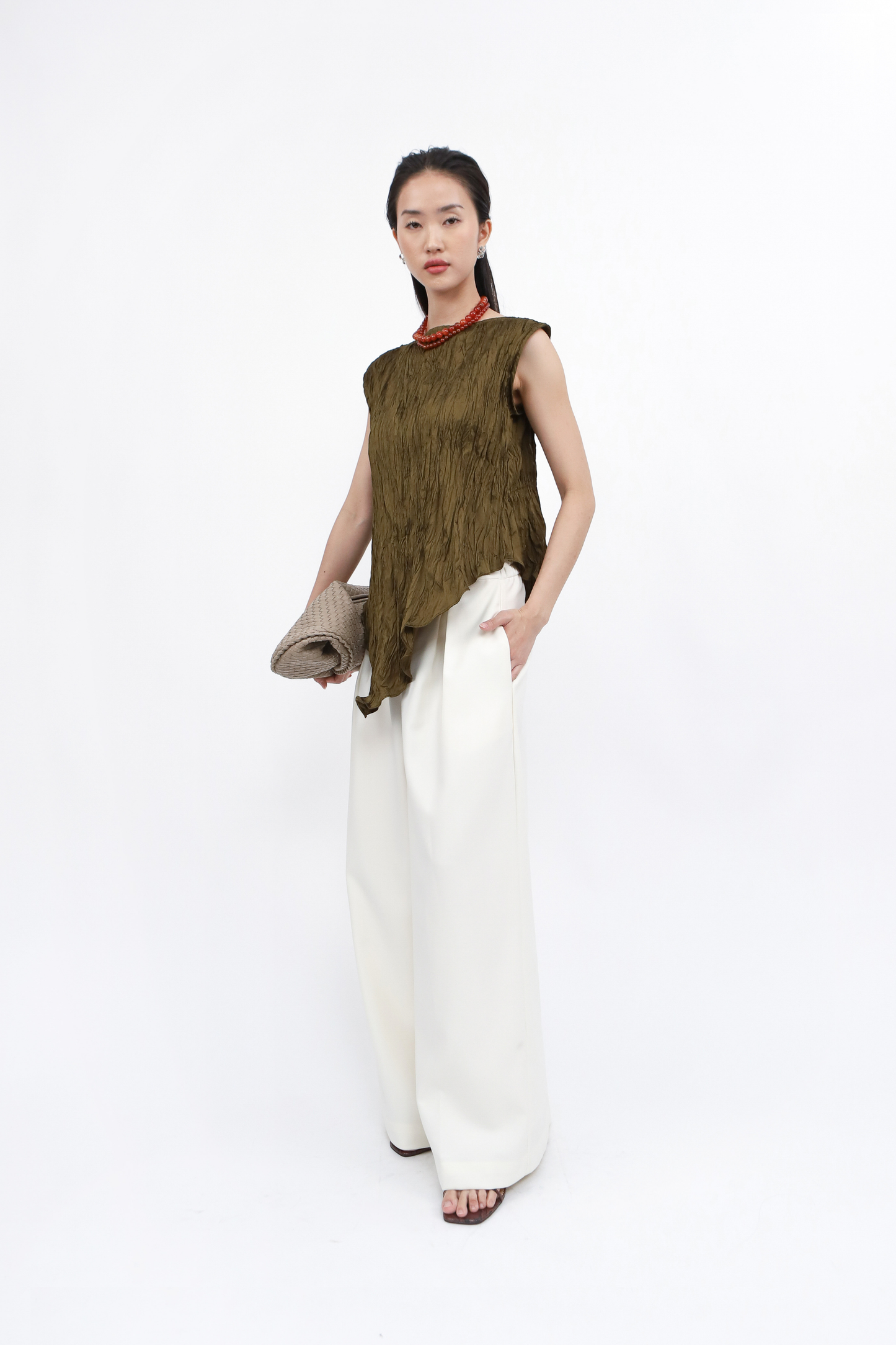 Bianca Top - Dark Olive