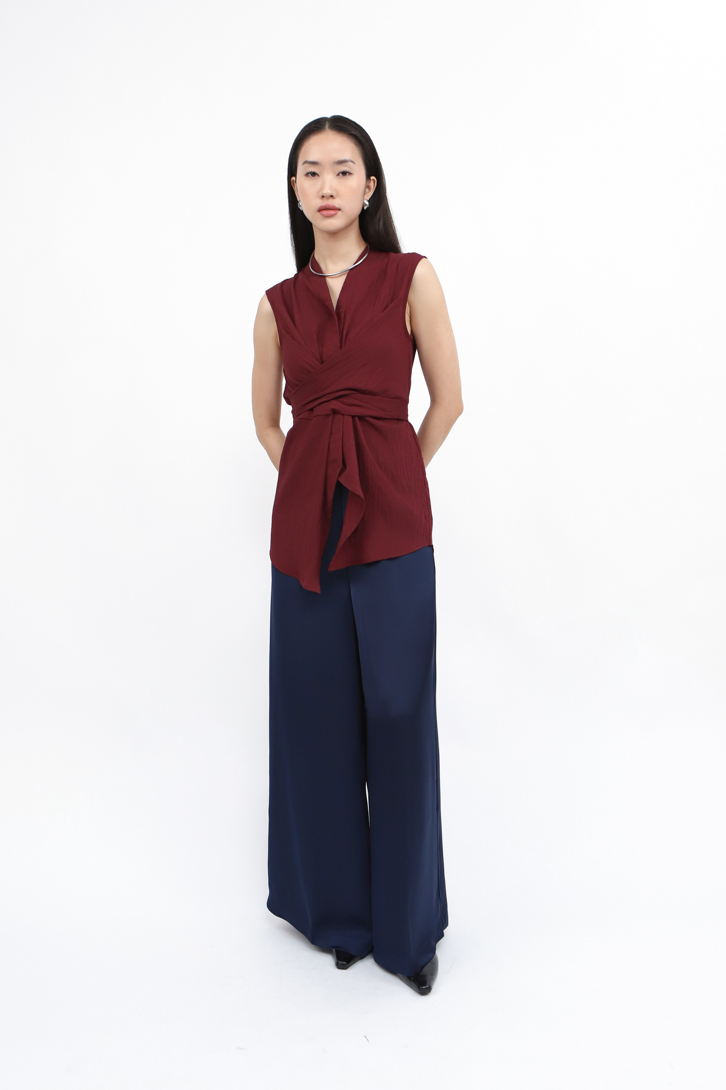 Loka Top - Maroon