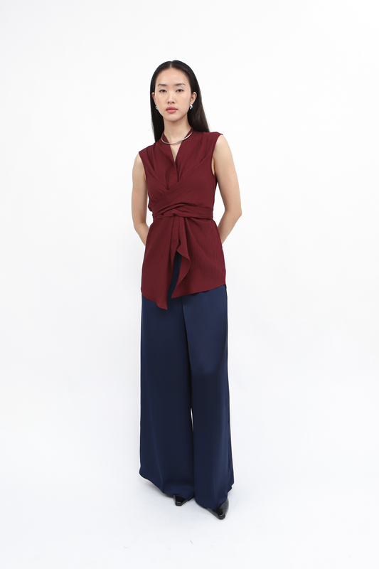 Loka Top - Maroon