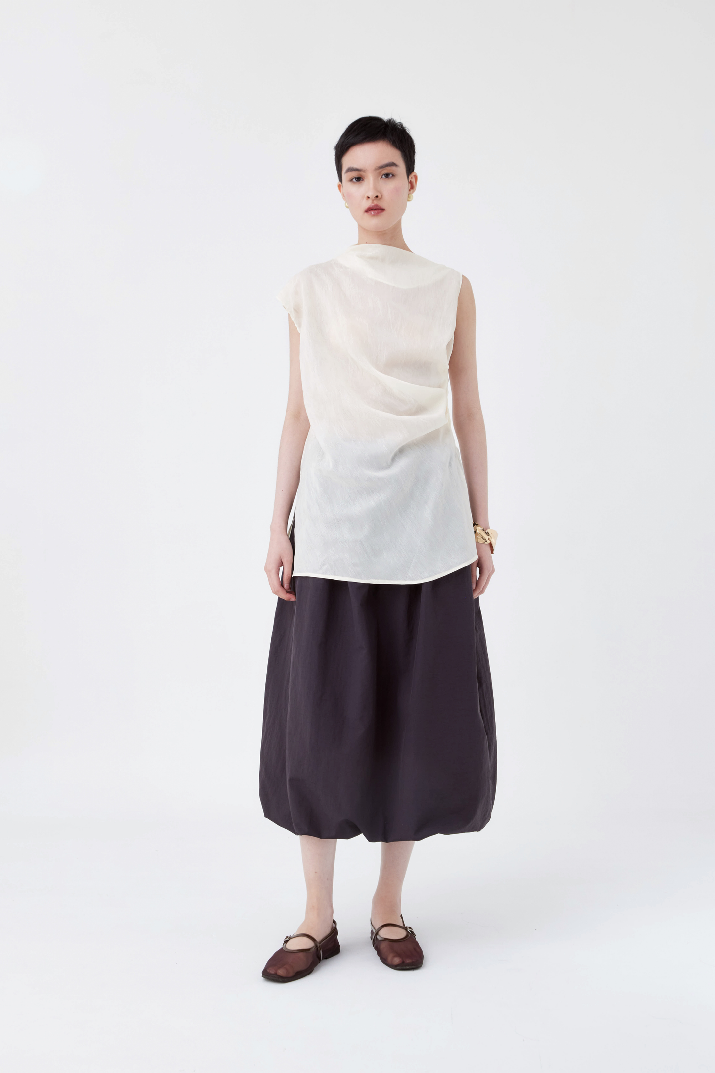 Nian Top - Ivory