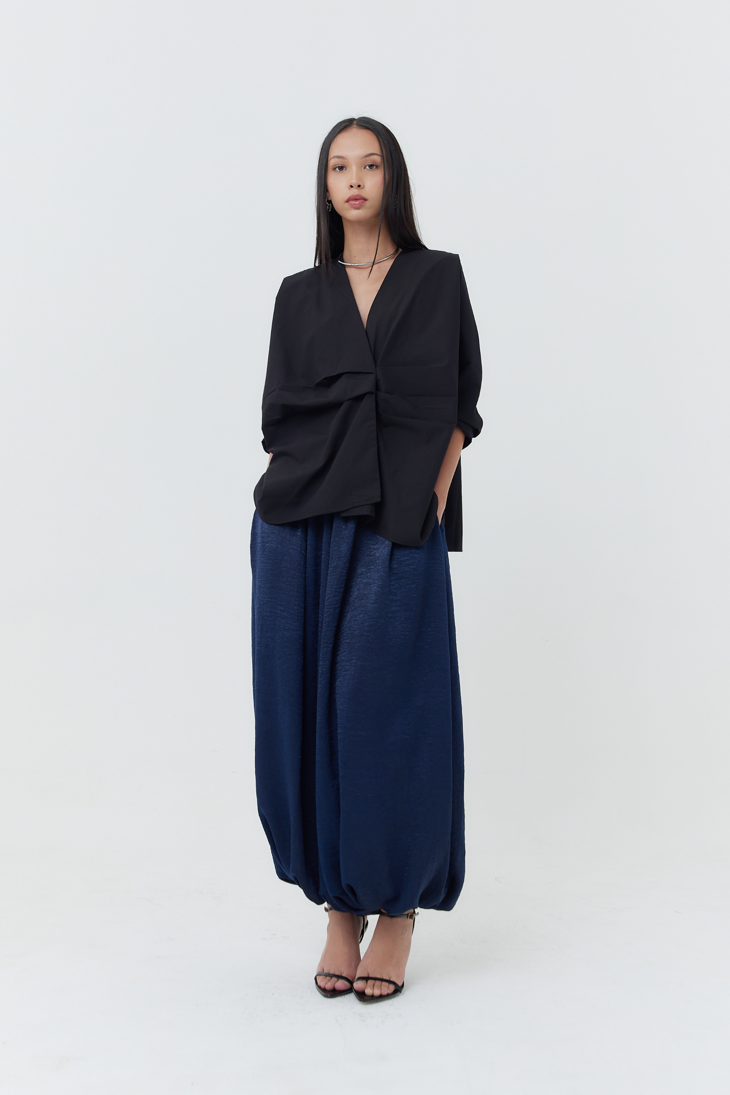 Siena Long Sleeves Top - Black