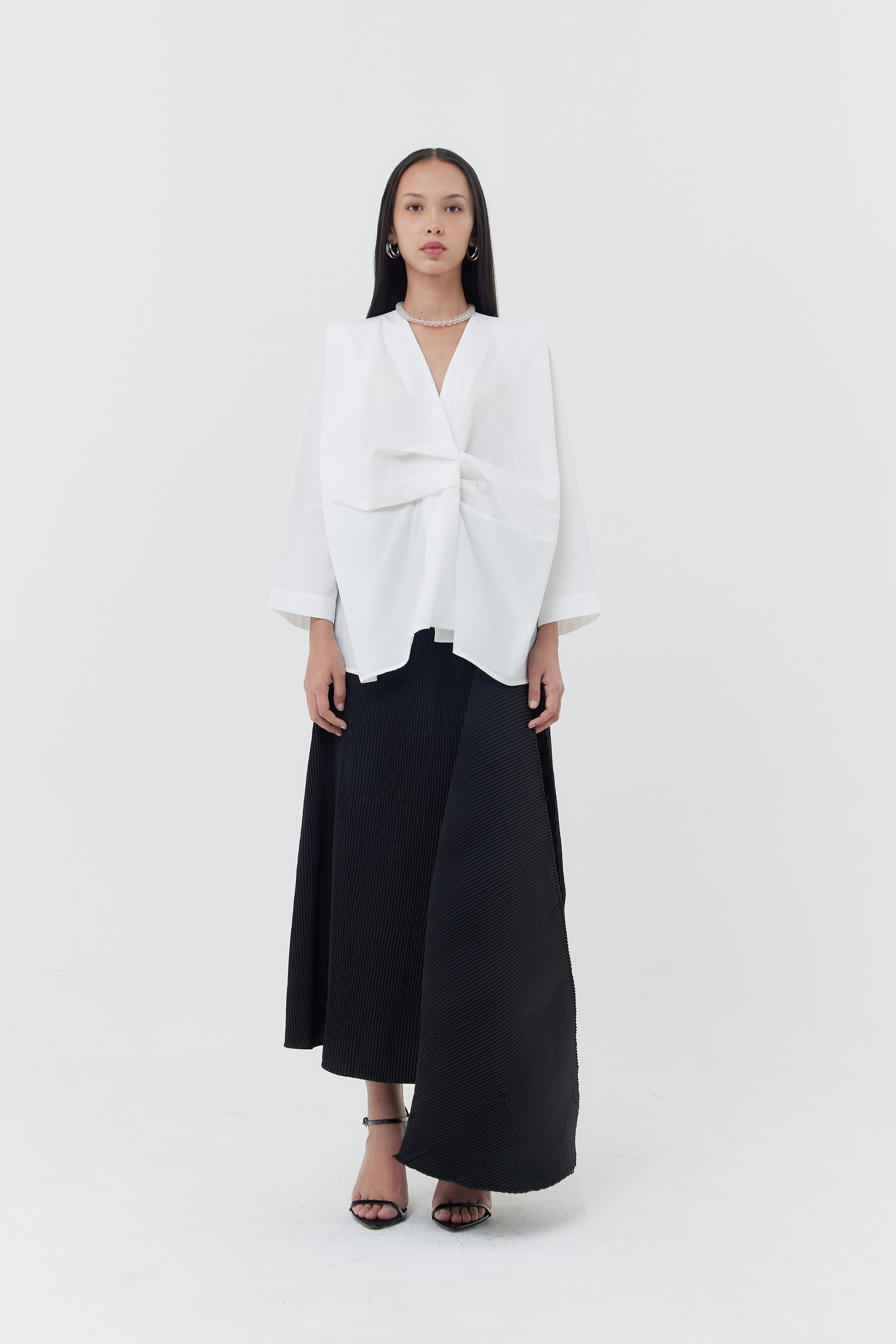 Siena Long Sleeves Top - Broken White
