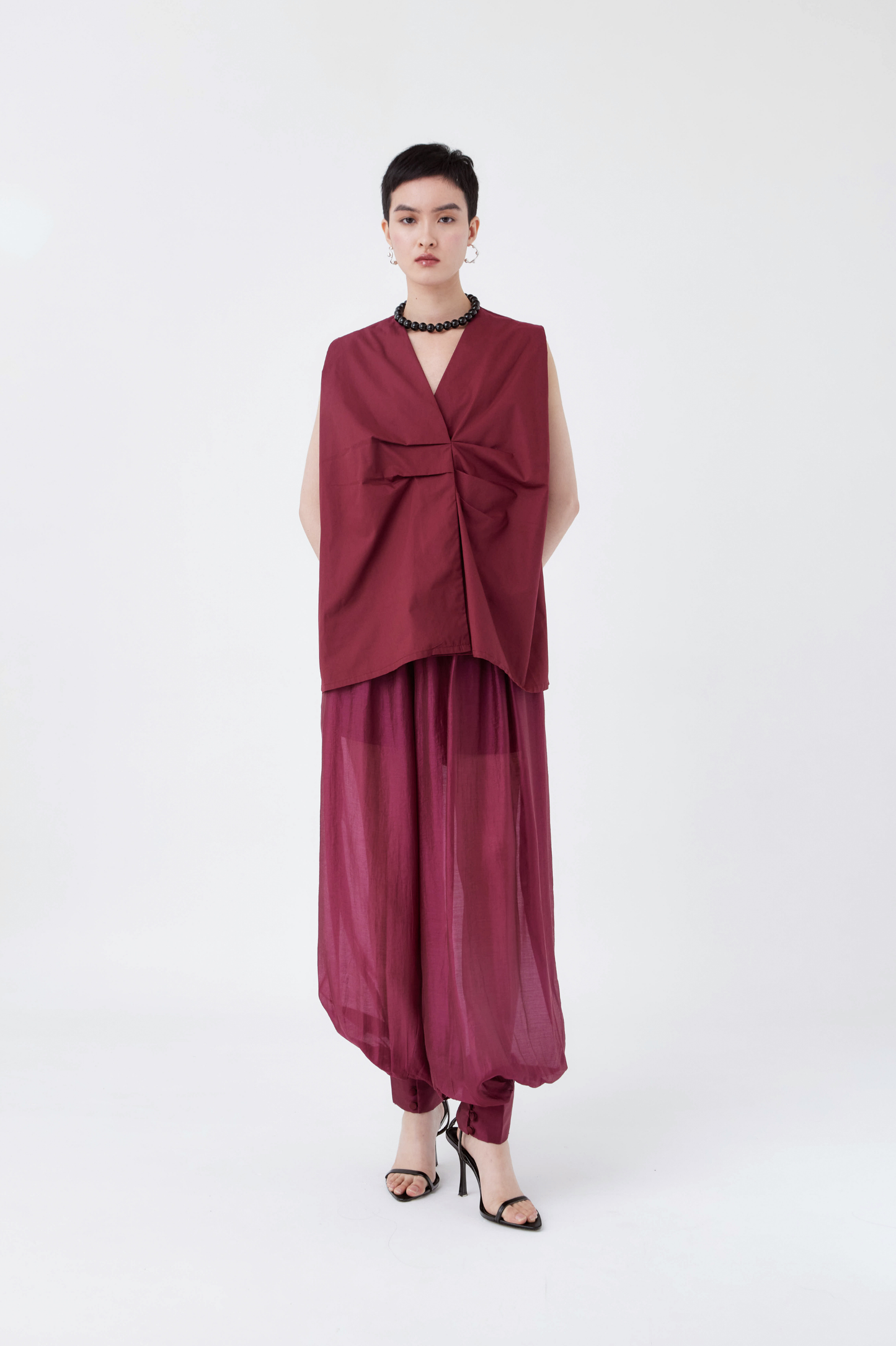Siena Top - Maroon