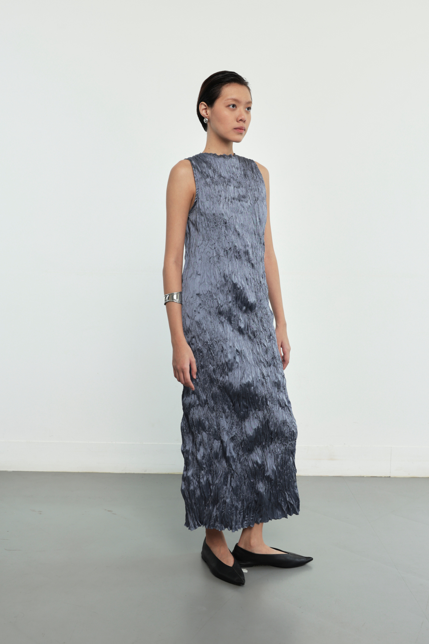 Cecille Dress - Steel Blue