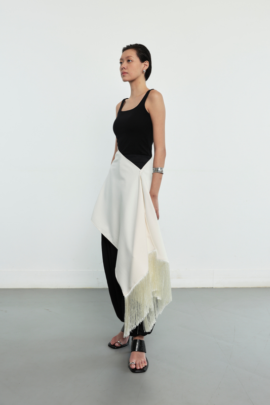 Fringe Scarf - Ivory