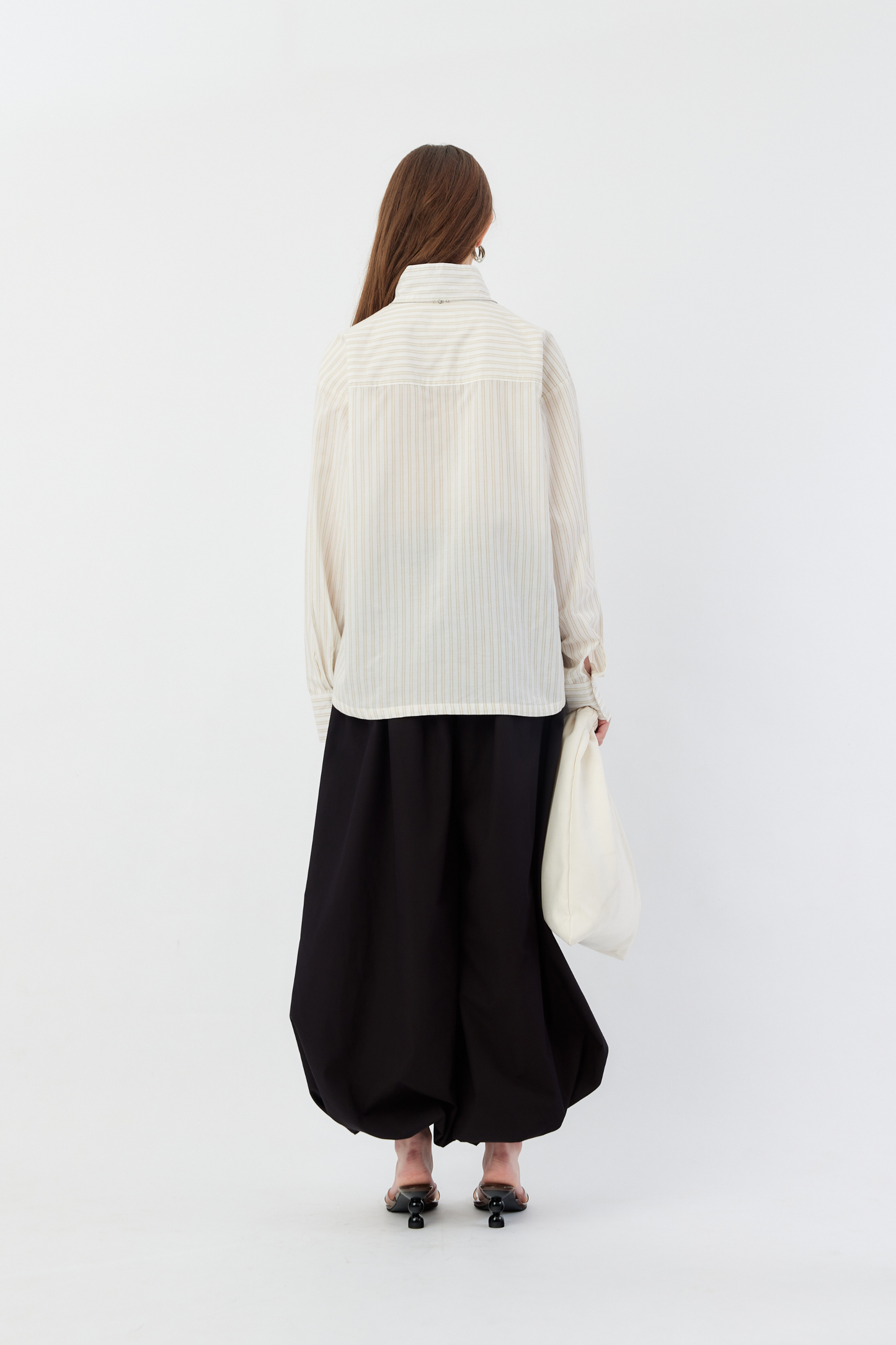 Juno Top - Neutral Stripes