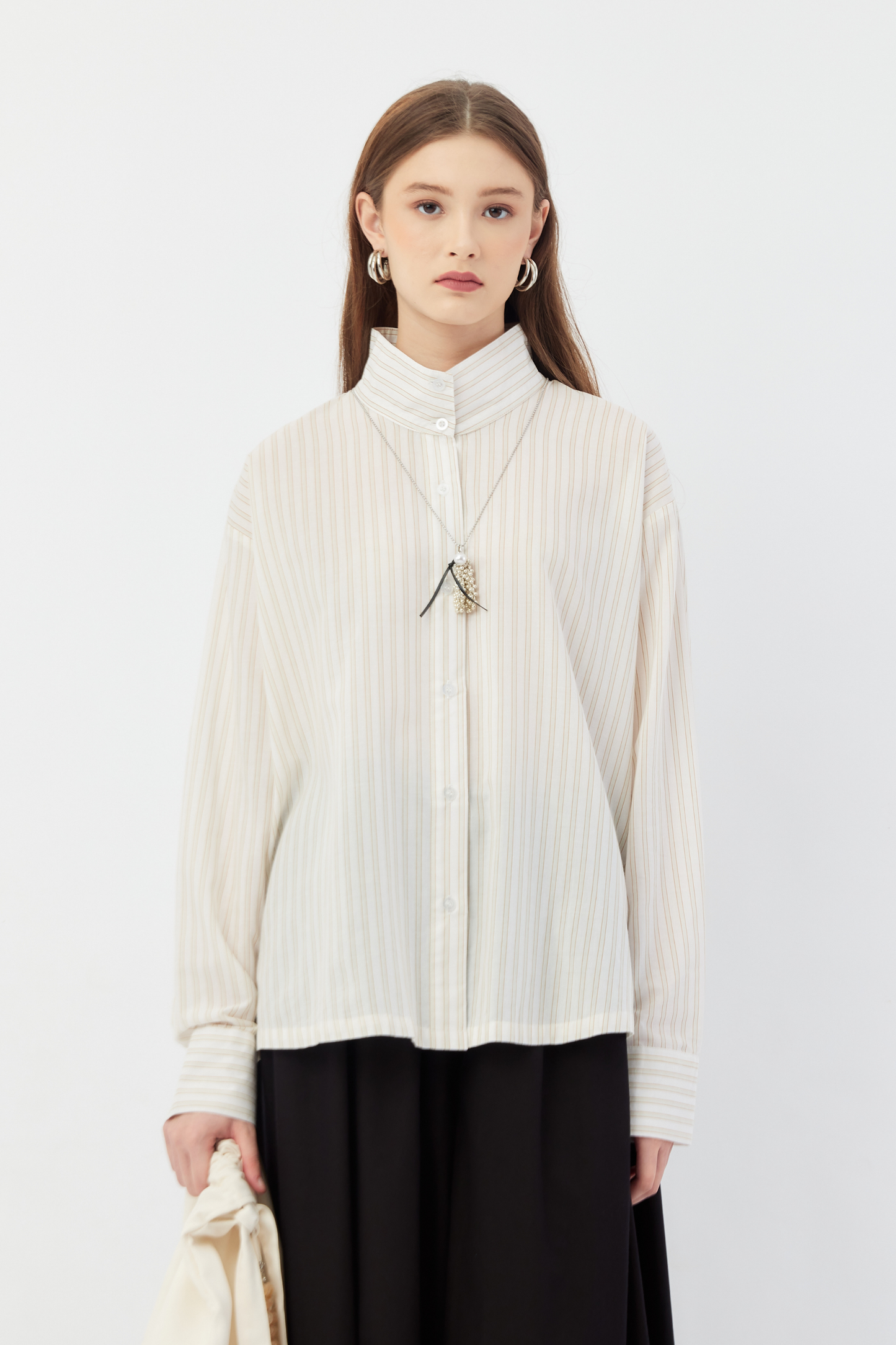 Juno Top - Neutral Stripes