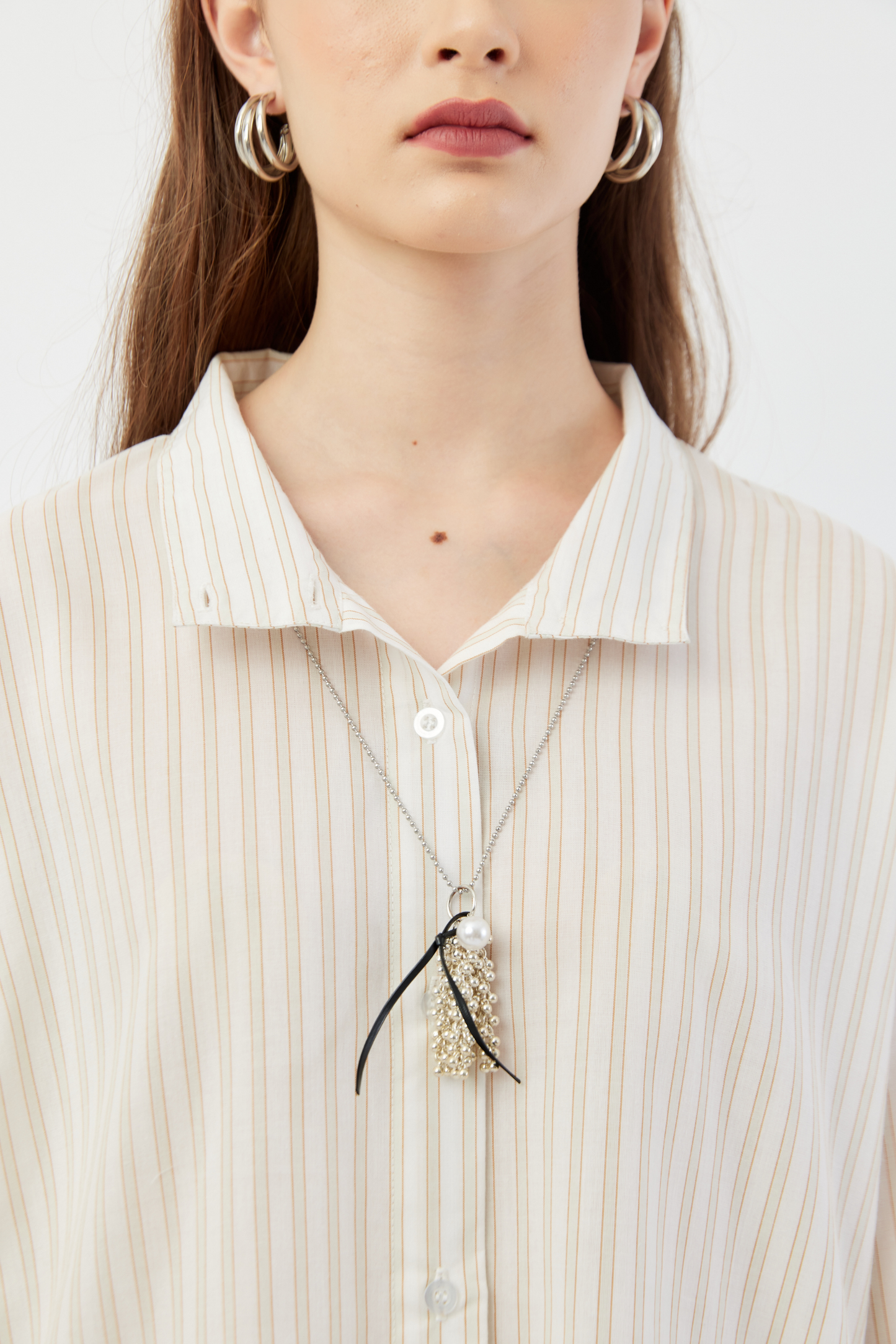Juno Top - Neutral Stripes