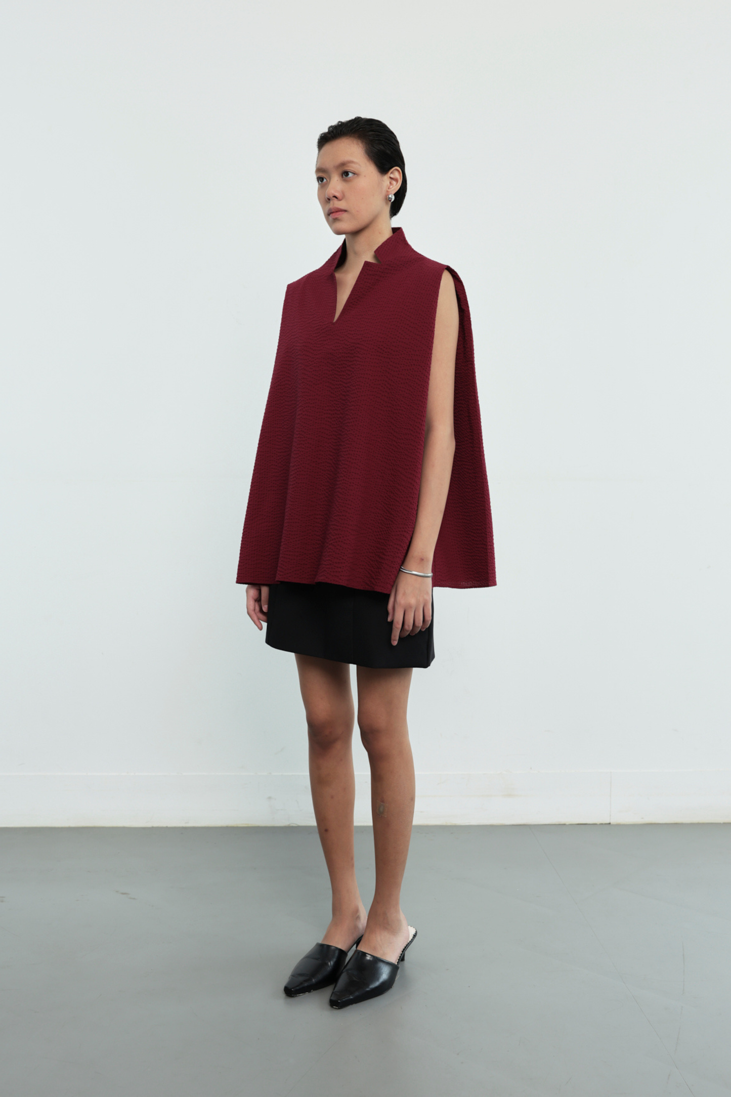 Camille Top - Maroon